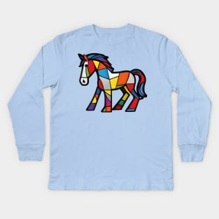 Horse Lover Kids Long Sleeve T-Shirt